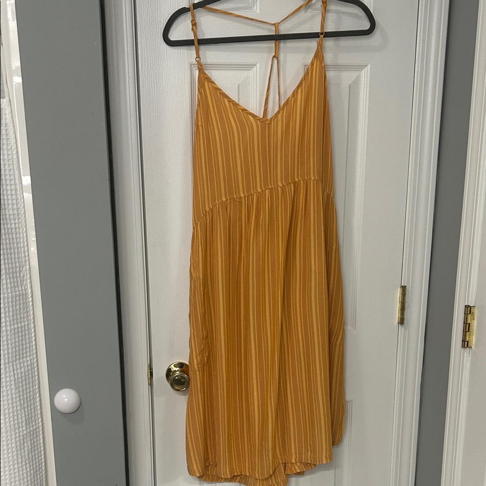 Prana Golden Striped Dress